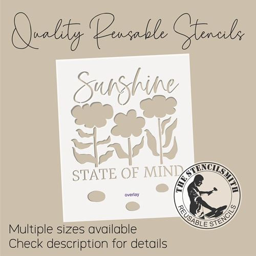 10004 Sunshine State Of Mind Stencil