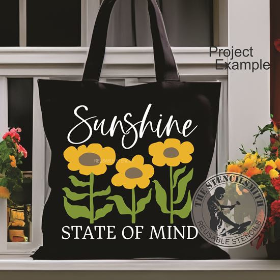 10004 Sunshine State Of Mind Stencil - The Stencilsmith