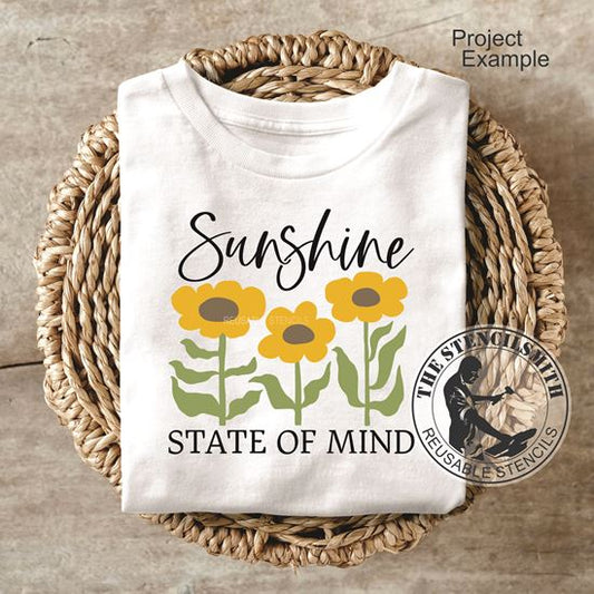 10004 Sunshine State Of Mind Stencil - The Stencilsmith