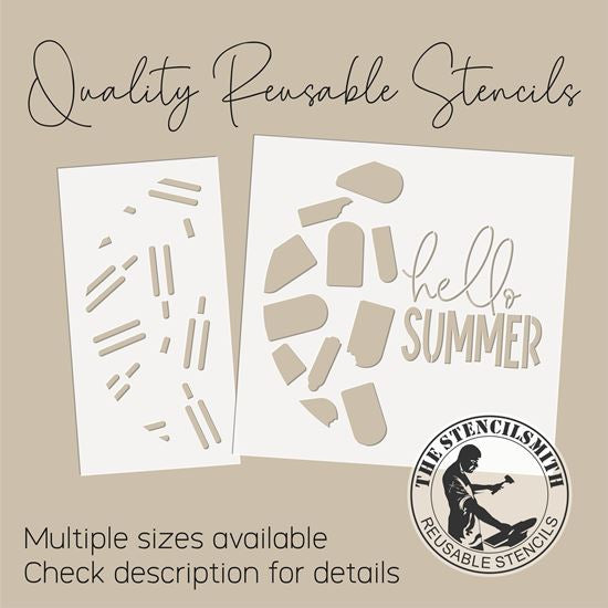 10018 Hello Summer Popsicle Stencil - The Stencilsmith