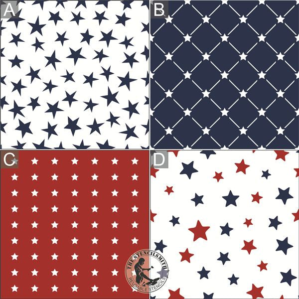 10034 Star Pattern Stencils