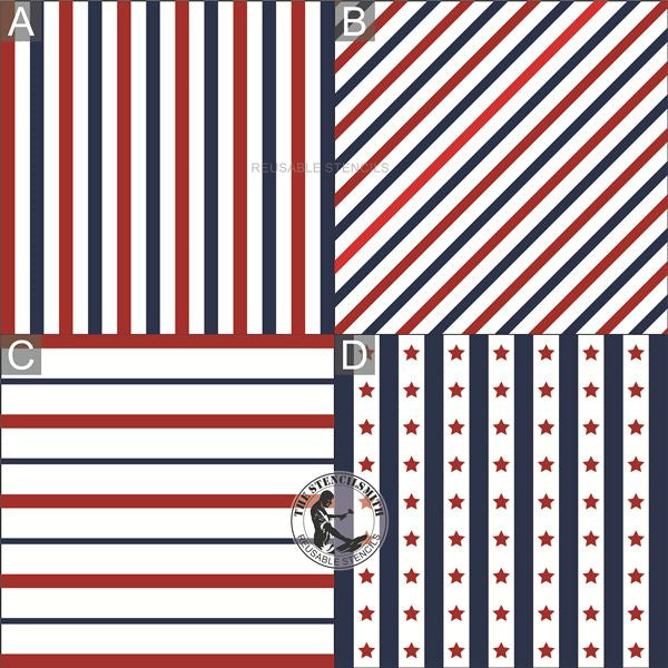 10035 Stripe Pattern Stencils