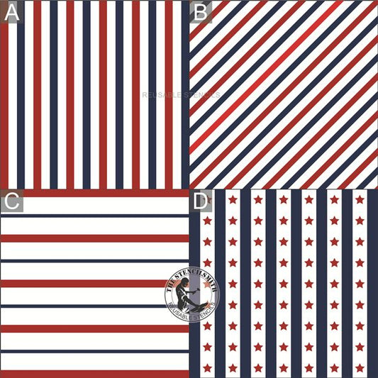 10035 Stripe Pattern Stencils - The Stencilsmith