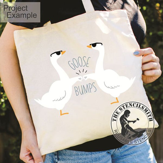 10047 Goose Bumps Stencil - The Stencilsmith