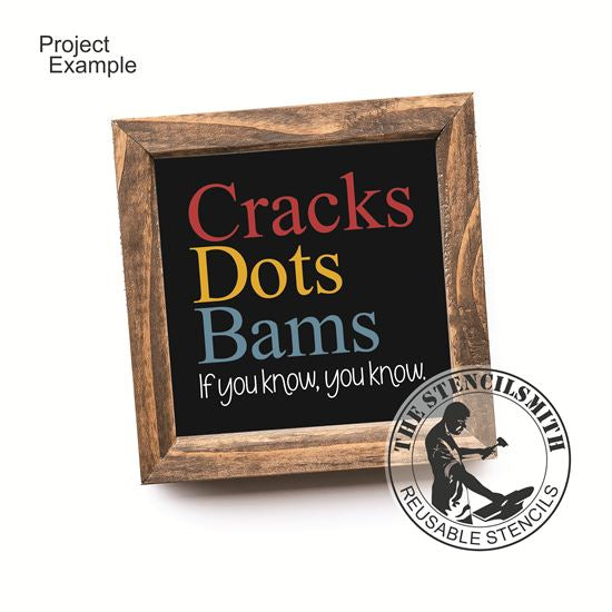 10057 Mahjong Mini Stencils - The Stencilsmith