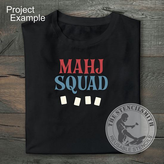 10057 Mahjong Mini Stencils - The Stencilsmith