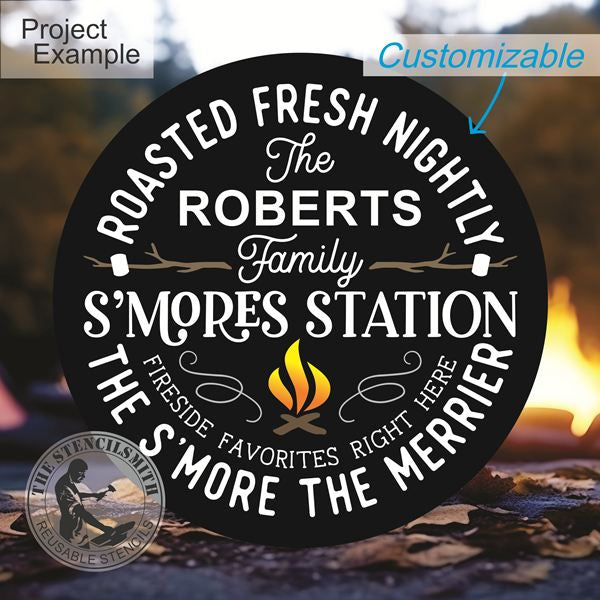 10072 Family S'mores Station Stencil