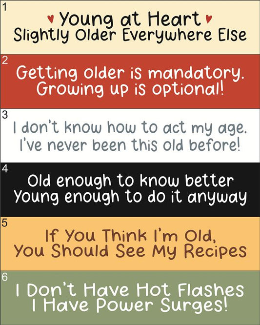 10073 Getting Older Stencils - The Stencilsmith