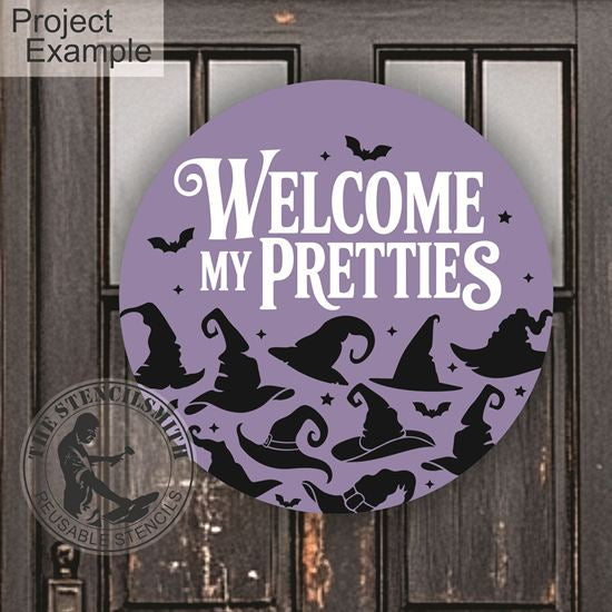 10120 Welcome My Pretties Stencil