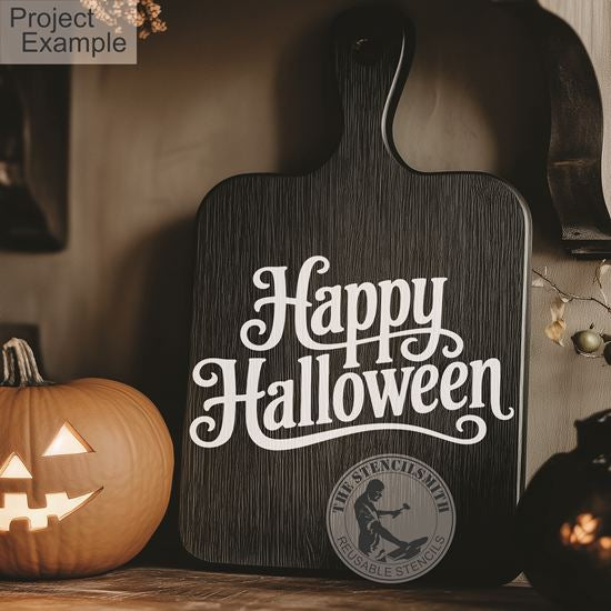 10138 Happy Halloween Stencil
