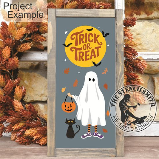 10141 Trick Or Treat Stencil - The Stencilsmith