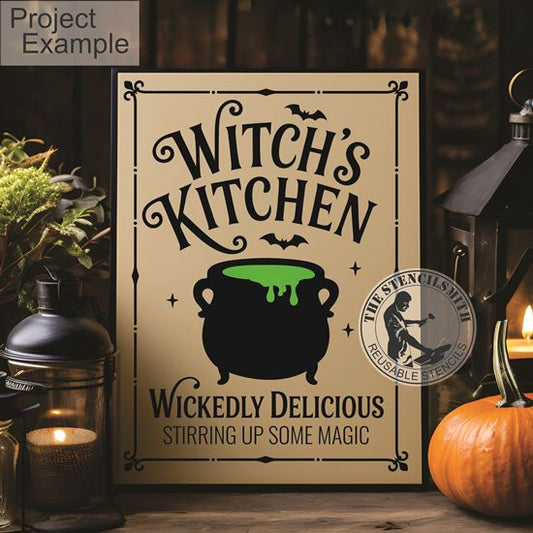 10153 Witch's Kitchen Stencil - The Stencilsmith