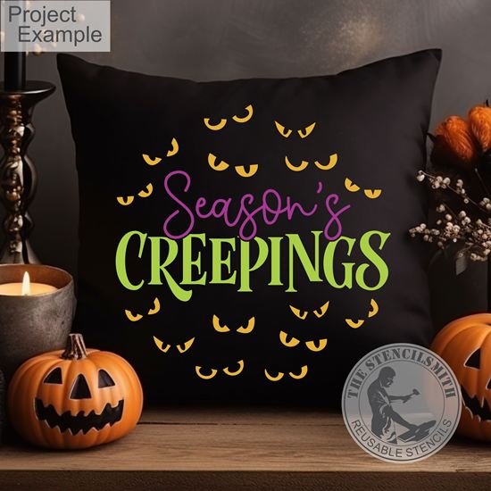 10163 Season's Creepings Stencil