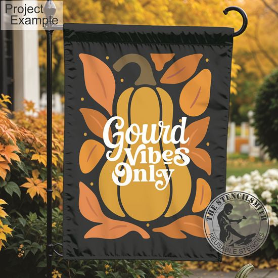 10179 Gourd Vibes Only Stencil - The Stencilsmith
