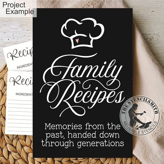 10171 Recipe Book Stencils - The Stencilsmith