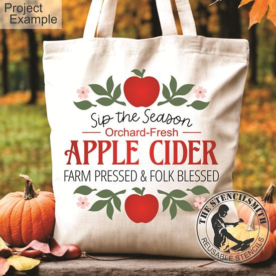 10189 Apple Cider Stencil