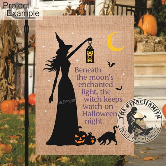 10191 Beneath The Moon's Enchanted Light Stencil - The Stencilsmith
