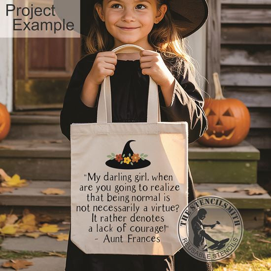 10195 My Darling Girl Stencil - The Stencilsmith