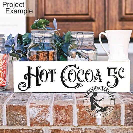10216 Hot Cocoa 5c Stencil