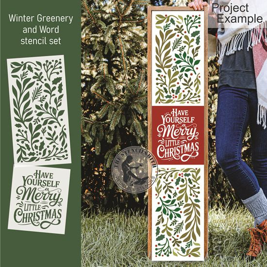 10255 Have Yourself A Merry Stencil Set