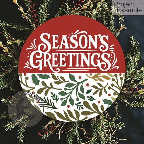 10257 Season's Greetings Stencil