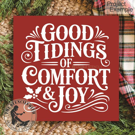10265 Good Tidings Of Comfort & Joy Stencil