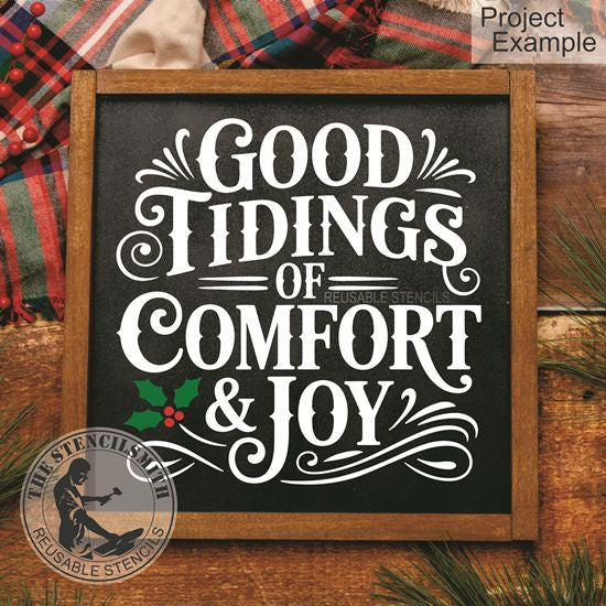 10265 Good Tidings Of Comfort & Joy Stencil