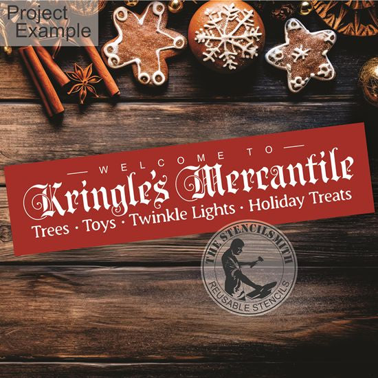 10267 Kringle's Mercantile Stencil