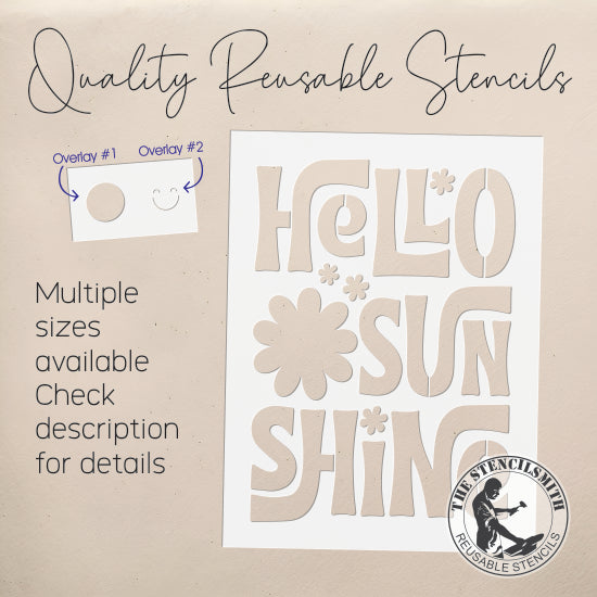 10371 Hello Sunshine Stencil - The Stencilsmith