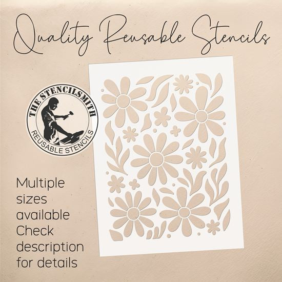 10473 Decorative Floral Stencil - The Stencilsmith