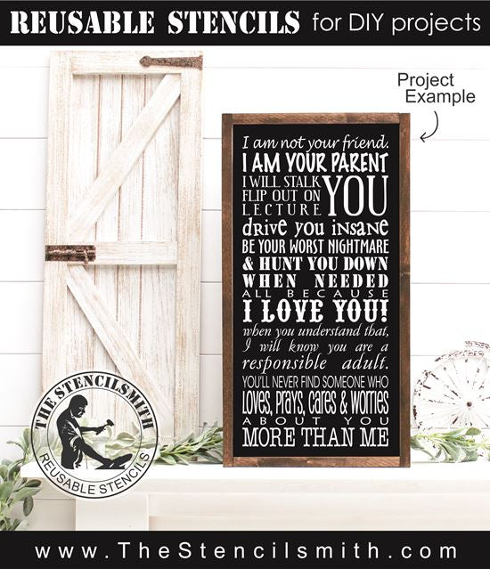 1721 - A PARENT'S PROMISE - The Stencilsmith