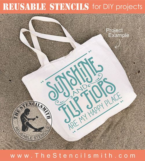 2496 - Sunshine and Flip Flops - The Stencilsmith