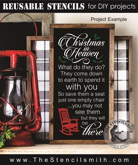3903 - Christmas in Heaven - The Stencilsmith
