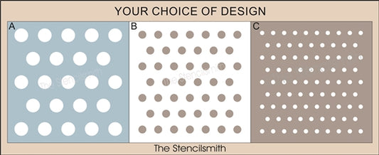 4764- Polka Dots Stencil - The Stencilsmith