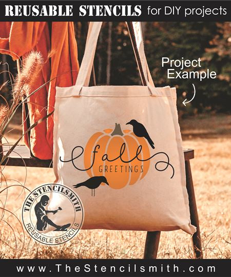 6285 - fall greetings - The Stencilsmith