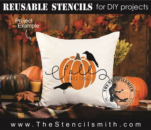 6285 - fall greetings - The Stencilsmith