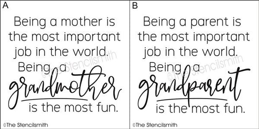 6324 - being a mother is the most stencil - The Stencilsmith
