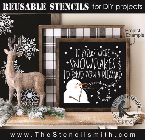 6379 - If kisses were snowflakes - The Stencilsmith