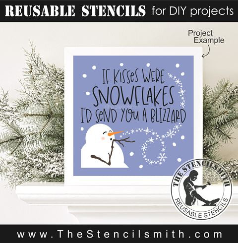 6379 - If kisses were snowflakes - The Stencilsmith