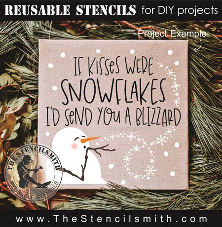6379 - If kisses were snowflakes - The Stencilsmith