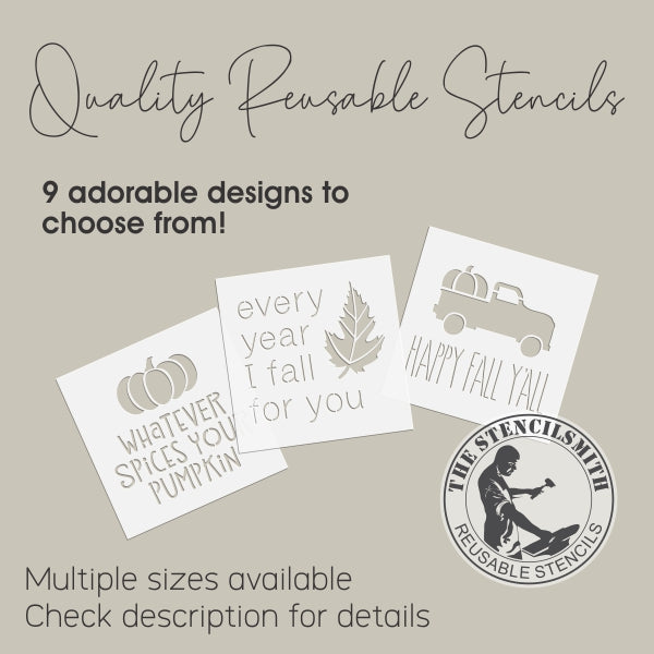 7020 Fall Minis Stencils - The Stencilsmith