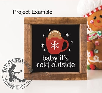 7188 Gingerbread Minis Stencils - The Stencilsmith