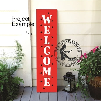 7523 - Welcome (watermelon seeds) stencil