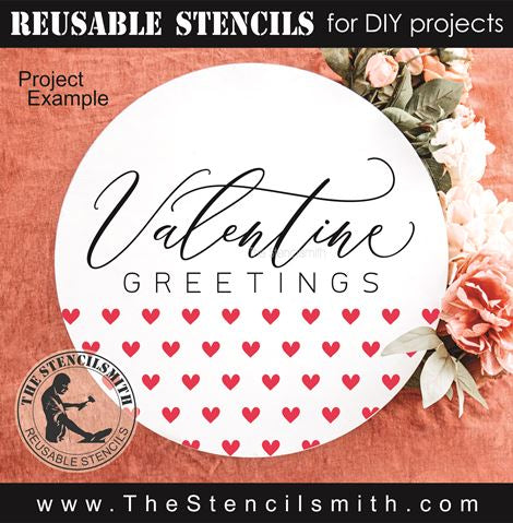 7912 - valentine greetings - The Stencilsmith