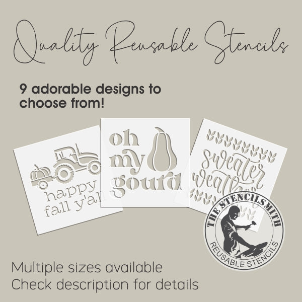 8369 Fall Minis Stencils - The Stencilsmith