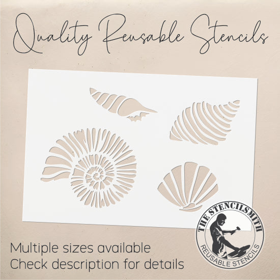 8871 seashells stencil - The Stencilsmith
