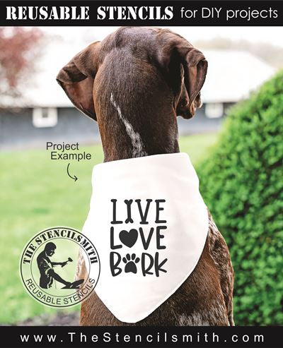 8890 Dog collection sheet stencil - The Stencilsmith