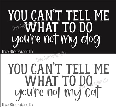 8896 you can't tell me stencil - The Stencilsmith