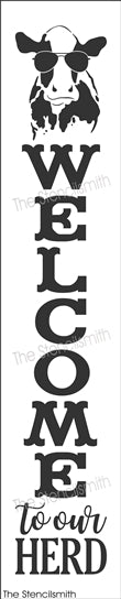 8914 Welcome to our Herd stencil - The Stencilsmith
