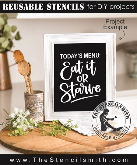 8947 Kitchen Phrase stencil - The Stencilsmith